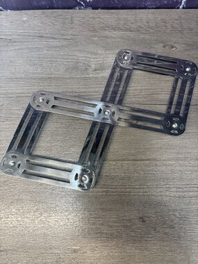 Vintage Adjustable Stainless Steel Trivet / Cooling Rack - Silver